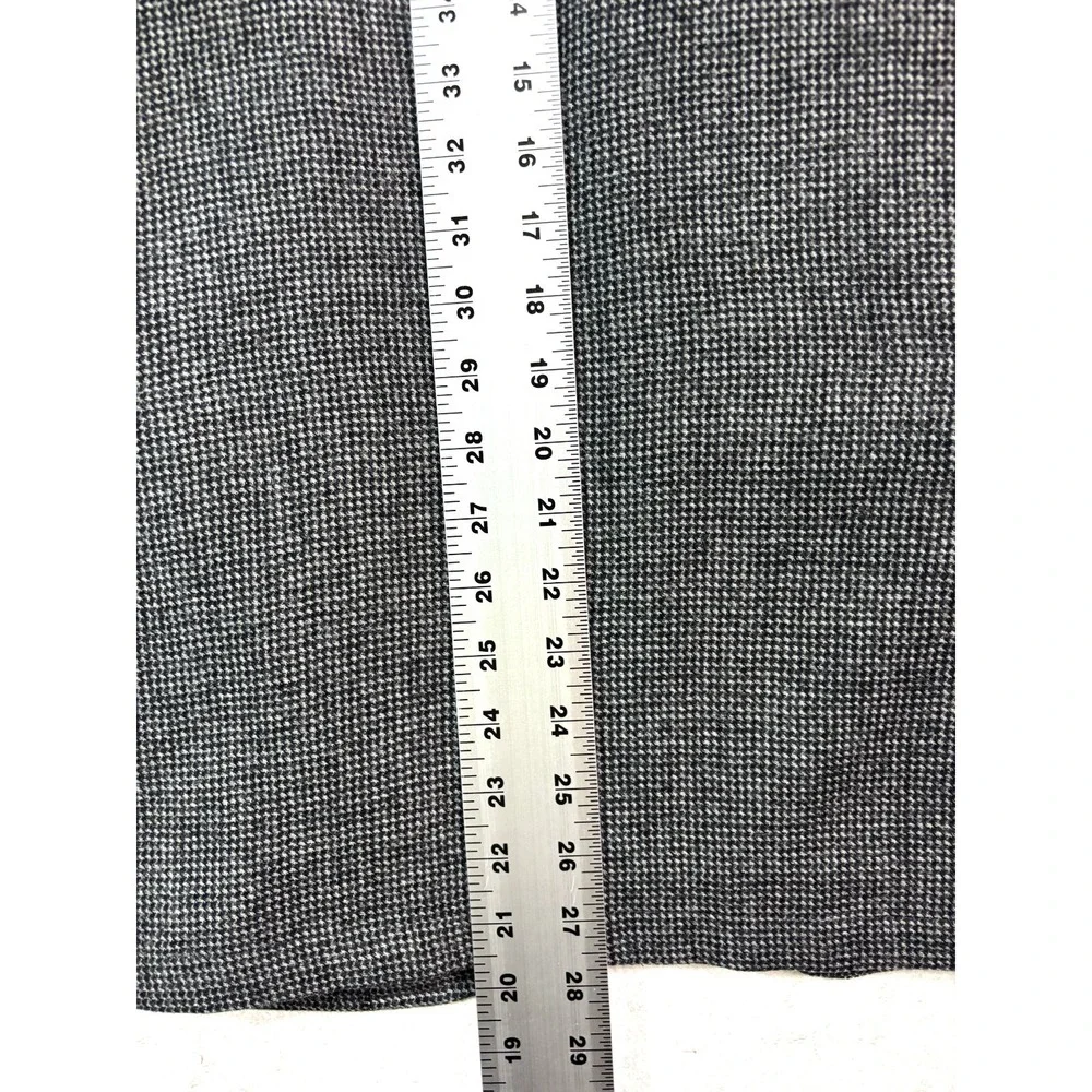 Pal Zileri MCMLXXX 38R Gray Check Flannel Wool Blazer Jacket Sport Suit Coat